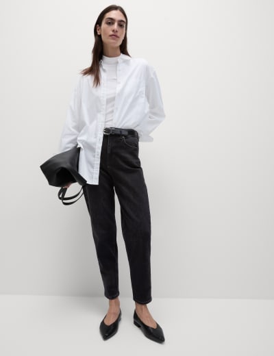 M and s wide leg jeans store