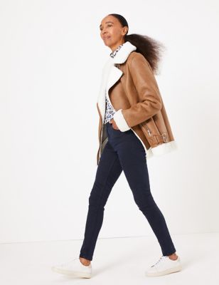 m&s collection high waist super skinny jeans