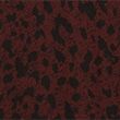 Leopard Print High Waisted Leggings - darkburgundy