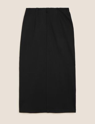 M&S LADIES STYLISH  BLACK SKIRT WITH BELT FULLY LINED  8,10,20 BNWT 