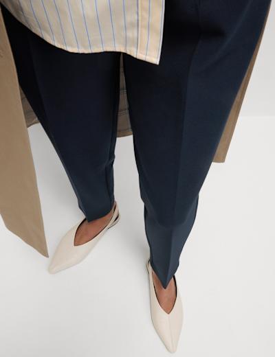 Tapered Ankle Grazer Trousers