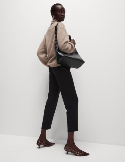Drawstring tapered trousers outlet