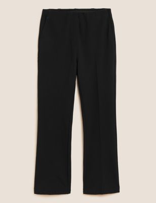 Slim Fit Flare Ankle Grazer Trousers