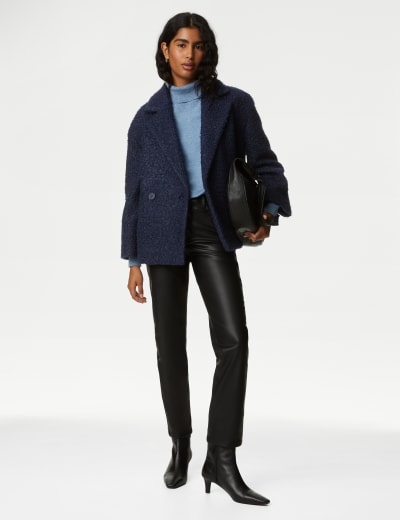 Teddy coat marks and spencer discount