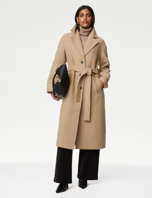 Belted Relaxed Coat with Wool 4 of 2