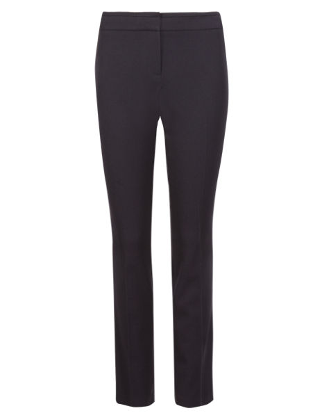 Angled Seam Slim Leg Trousers | M&S Collection | M&S