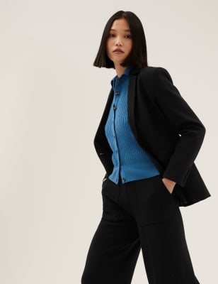 navy blue blazer outfit ideas female