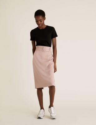 pink skirt marks and spencer