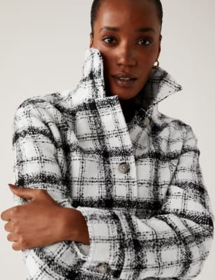 marks and spencer shacket ladies