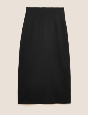 Jersey Midi Pencil Skirt