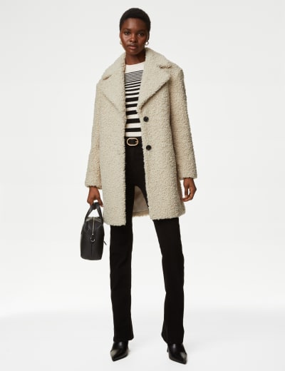 Textured Single Breasted Tailored Coat 31 of 32