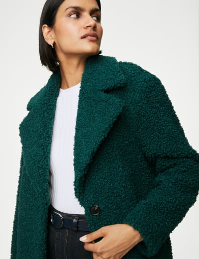 Textured Single Breasted Tailored Coat 17 of 32