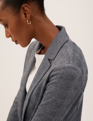 gray blazer jacket