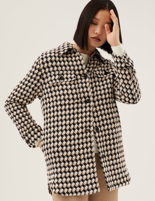 marks and spencer shacket ladies