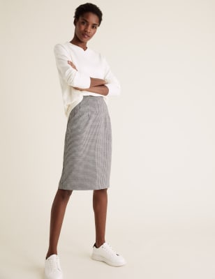 m&s midi pencil skirt