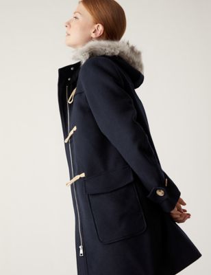 Salsa Duffel coat discount 69% White S WOMEN FASHION Coats Duffel coat Casual 