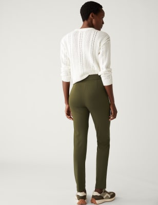 khaki green trousers ladies