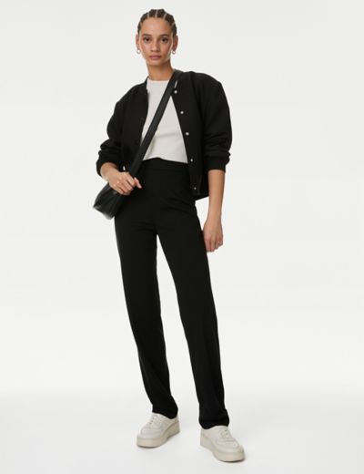 e-Tax  20.0% OFF on Marks & Spencer Women Trousers Ankle Grazer Slim Fit  With Stretch