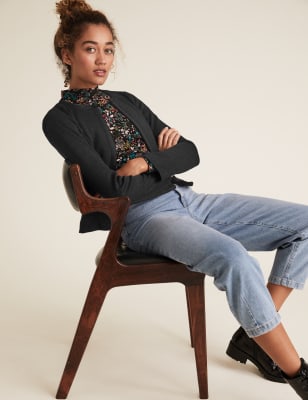 guess logo denim jacket