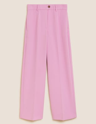 bright pink trousers womens