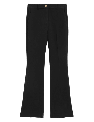 slightly flared trousers