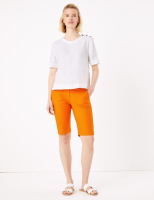 m&s denim shorts
