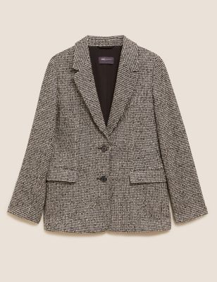 Tweed Relaxed Checked Blazer
