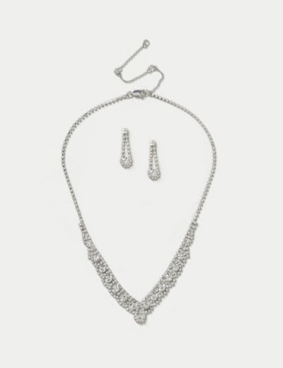 Marks and 2024 spencer silver necklace