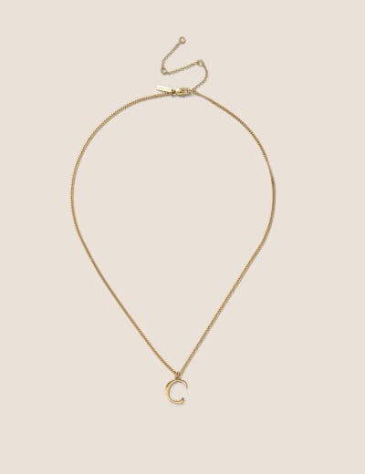Autograph M Initial Necklace Autograph M S