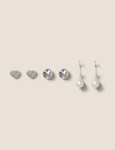 M&s outlet pearl earrings