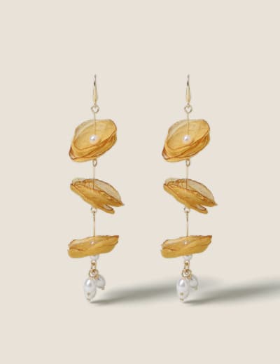 M&s pearl clearance earrings