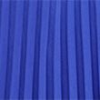 Satin V-Neck Pleated Midi Wrap Dress - ultraviolet