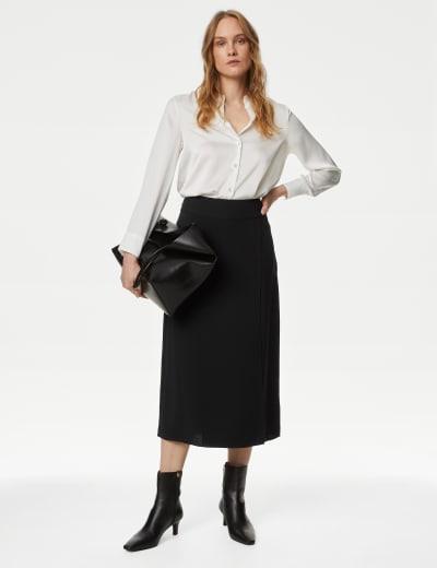 Velvet outlet skirt m&s