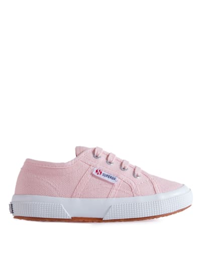 Superga shimmer trainers discount