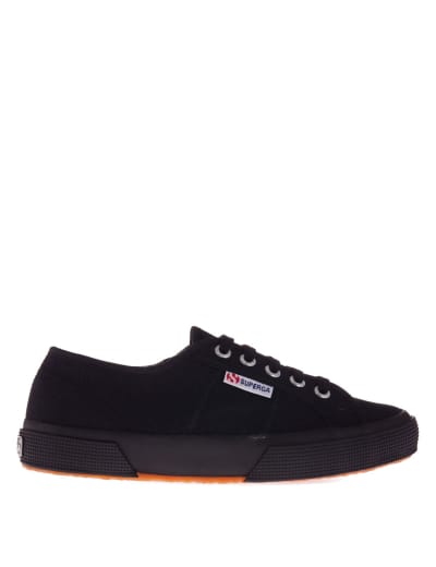 Superga navy on sale leather trainers