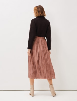 m and s pink skirt