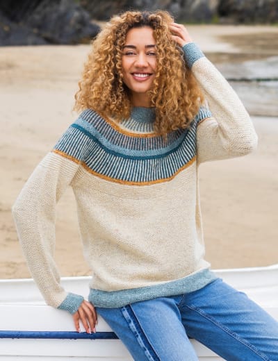 Fair isle jumper marks and spencer discount