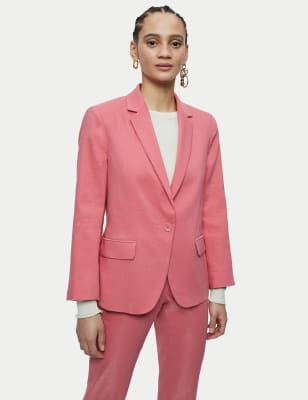 m&s womens pink jackets