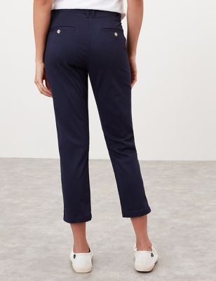 M&S Collection Size 6-28 Cotton Stretch Tapered Crop Cropped Trousers Bnwt/Bnwot