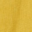 Pure Linen Collared Short Sleeve Tunic - mustard