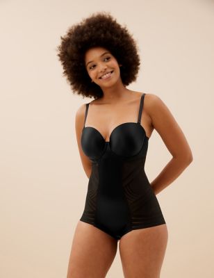 S16C Marks & Spencer invisible bodysuit Body Briefer UK Size 8 12 14 16 20 22 
