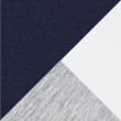 3pk Cotton Rich Lace Trim Vests - navymix