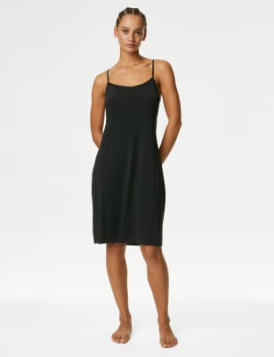 long black slip