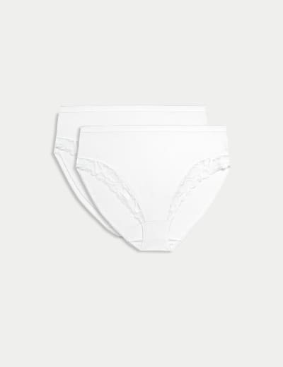 2pk Firm Control High Leg Knickers, M&S Collection