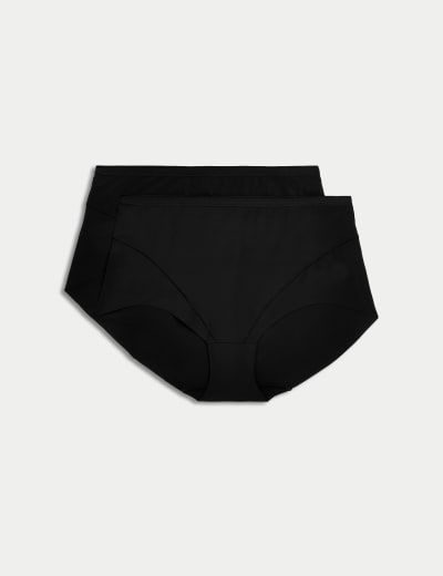 2pk Firm Control High Leg Knickers M S Collection M S