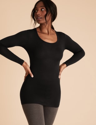 m&s thermal tops ladies