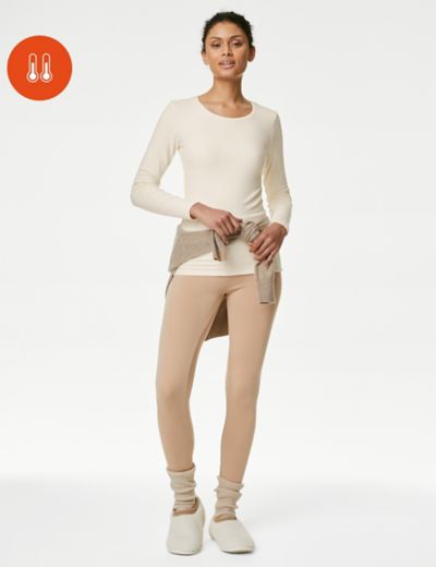 Buy Marks & Spencer Women's Heatgen Plus Fleece Thermal Underwear Leggings  Online at desertcartParaguay