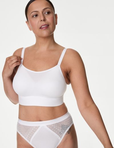 Buy Marks & Spencer Padded Non-Wired Full Coverage Post Surgical /  Mastectomy Bra - Rose Quartz at Rs.1150 online