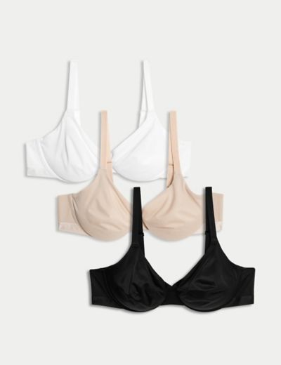 e-Tax  20.0% OFF on Marks & Spencer Women T-shirt Bra Wired Full Cup 3pk