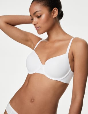 Cool Comfort™ Cotton Rich Padded Full Cup Bra A-E, M&S Collection